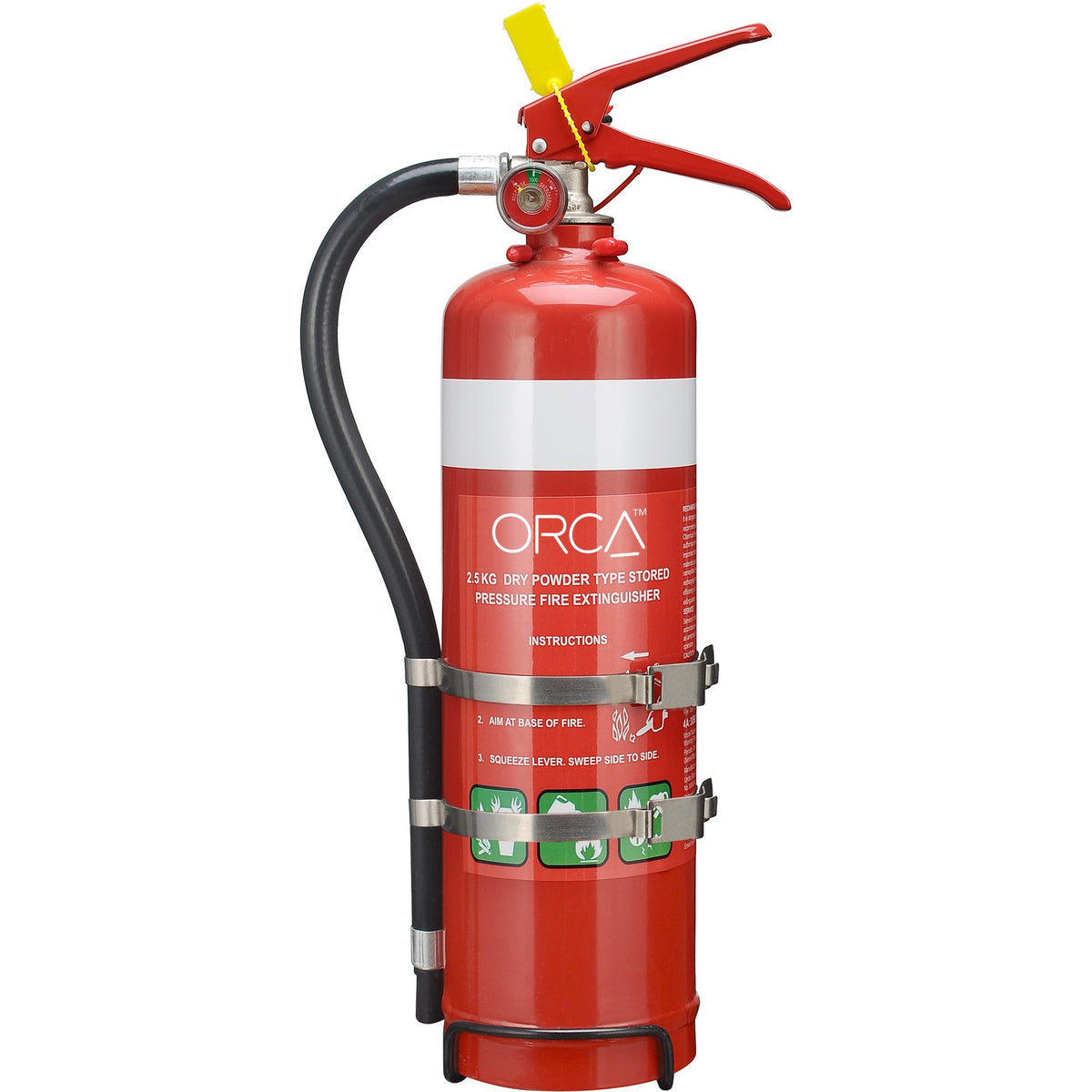 2.5kg Fire Extinguisher with double strap – Palmside NZ