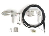 Magard style twin cable throttle linkage kit for Dellorto DHLA carburettors