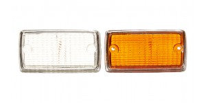 Ford Escort MK1 Indicator lense only amber with chrome each 25-16-97-2