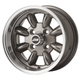JBW 12x6 Minilight 4x101.6 - ET-07 Mini Wheel Gunmetal with Polished lip