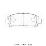 Toyota Corolla AE92-111 Superstrut front Winmax brake pads W5 WMP268