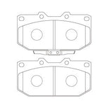 Nissan Skyline Factory 4 Pot Front Winmax Pads W6.5 WMP351