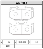 SUBARU 4 POT FRONT W5 WMP351