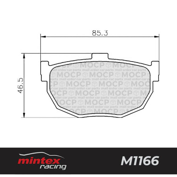 Mintex MDB1450-M1166 Brake Pads for Primera P10 rear