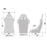 Sparco Rev QRT Fibreglass Seat FIA8856-1999