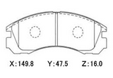 Mitsubishi Lancer Evo 1-9 Front Winmax Pads W5 WMP246