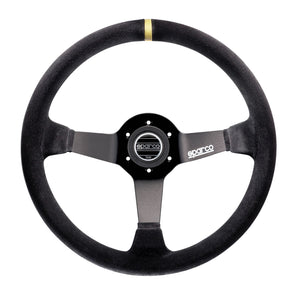 Sparco R325 suede deep dished wheel steering wheel