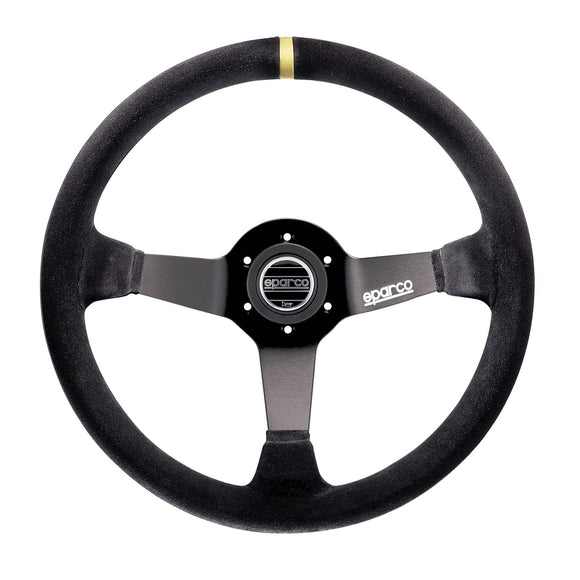 Sparco R325 suede deep dished wheel steering wheel