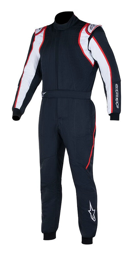 Alpinestars GP Race V2 Race Suit Black/White/Red - FIA 8856-2018