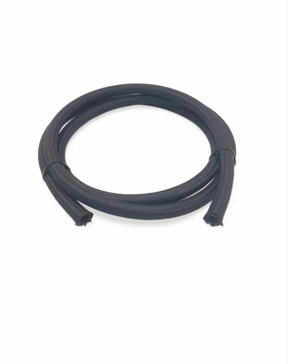 OBP CPE Lined Stainless Steel Braided Hose Black AN -12