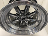 13 x 8.0 4x114.3 BM minilite type ET-7 73.1CB Toyota/Nissan (sold as set)