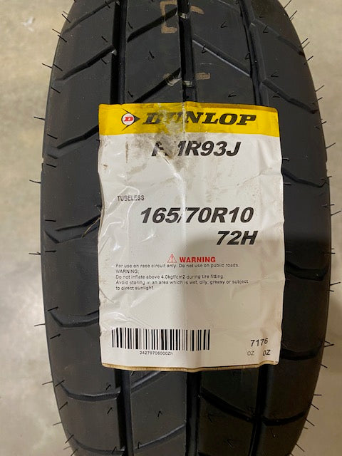 Dunlop 165/70/10 Formula R - sold as a set