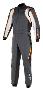 Alpinestars GP Race V2 Race Suit Anthracite/White/Orange Fluro - FIA 8856-2018