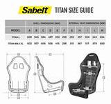 Sabelt Titan L  & XL Seat