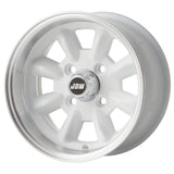 JBW 12x6 Minilight 4x101.6 - ET-07 Mini Wheel White with Polished lip