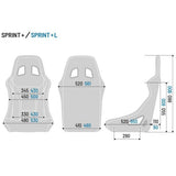 Sparco Sprint+ black standard - FIA
