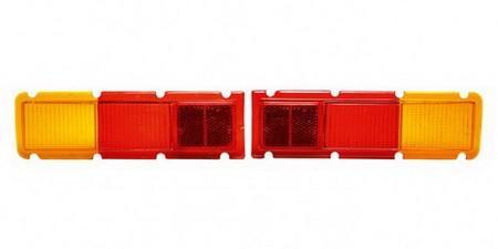 Pair Of Rear Light Lenses For MK2 Ford Escort Saloon (1975-1980) - Magnum Brand
