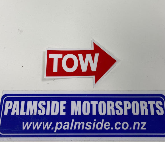 Tow Sticker Horizontal Left or Right