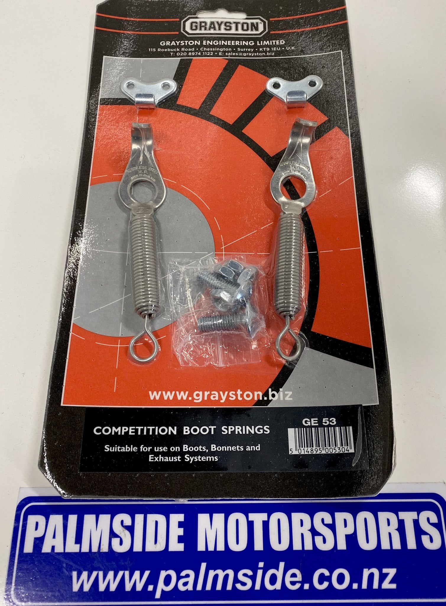 Grayston Boot Springs - Stainless – Palmside NZ