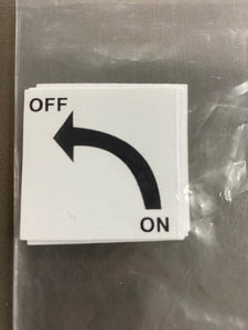 Kill  / power off Switch Sticker