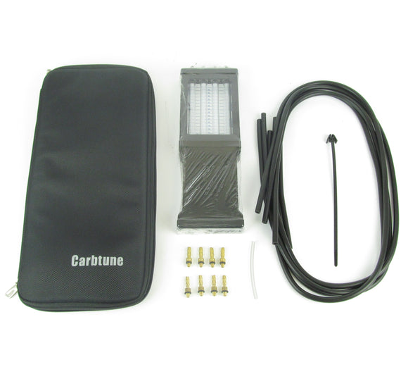 Carbtune Pro - 4 Column Manometer + Accessories and pouch