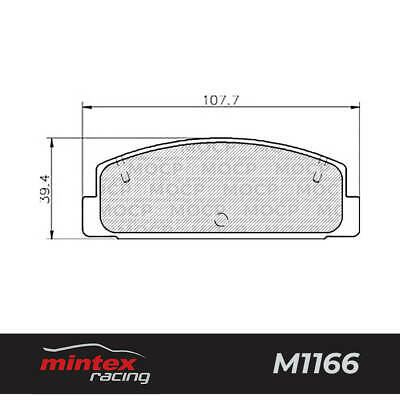 Mintex MDB1350-M1166 Brake Pads for Mazda Series 3 Rear