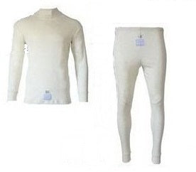 White - FIA Underwear set long sleeve & long Leg