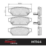 Mintex MDB1691/1693 Brake Pads for Lancer EVO 1 and 2 on Rears 1166