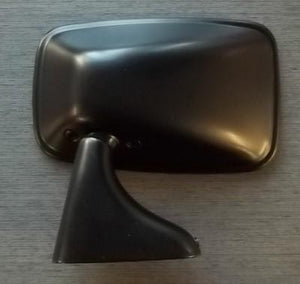 Mini Door Mirror Black Steel