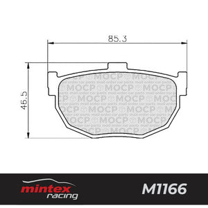 Mintex MDB1450-M1166 Brake Pads for Primera P10 rear