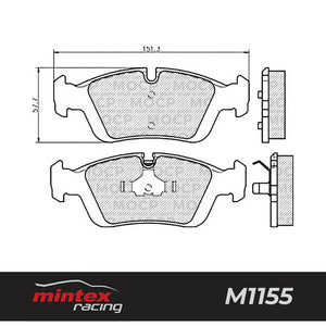 Mintex MDB1538-M1155 Brake Pads for BMW 3 Series Front