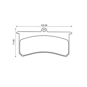 Mintex MDB1795 F2R 20.5 Brake Pad for AP Racing & Wilwood Calipers