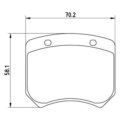 Mintex MLB20 - M1166 Brake Pads to suit AP-Lockhead & Mini Calipers ...